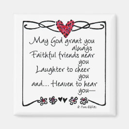 Imán "Que Dios te conceda...diciendo que se dibuja el c