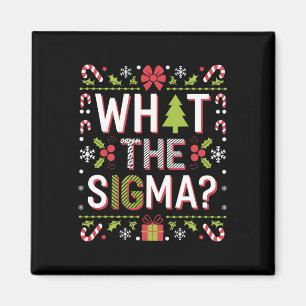 Imán Qué divertida Santa Cláusula Sigma Gen Alpha X-mas