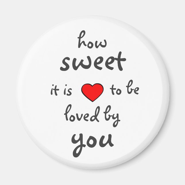 Imán Qué dulce es (Frente)