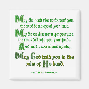 Imán Que el camino se levante para conocerte