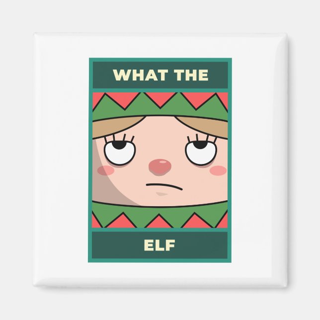 Imán Qué es el elfo (Frente)