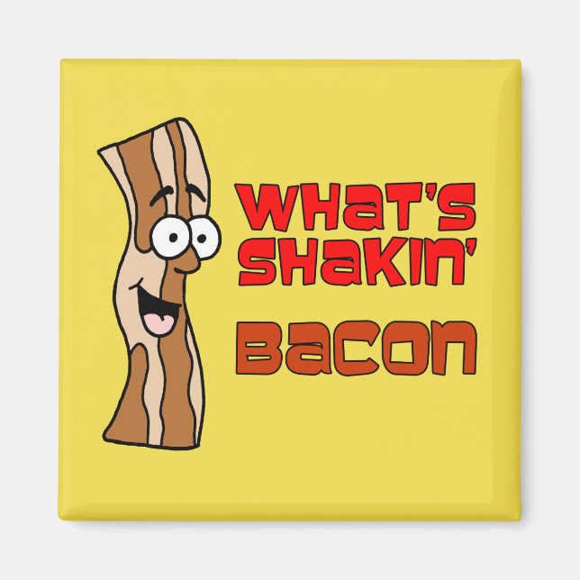 Imán ¿Qué es el Personalizado de Shakin Bacon? (Frente)
