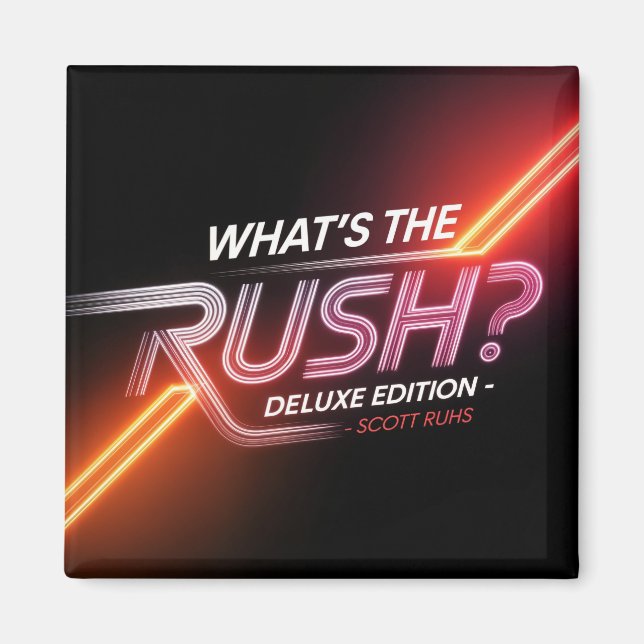 Imán ¿Qué es The Rush? Portada de Deluxe Edition (Frente)
