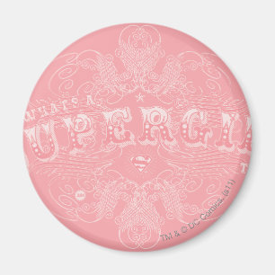 Imán Qué es una superchica a hacer rosado