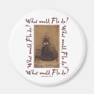 Imán ¿Qué Flo haría? Florence Nightingale