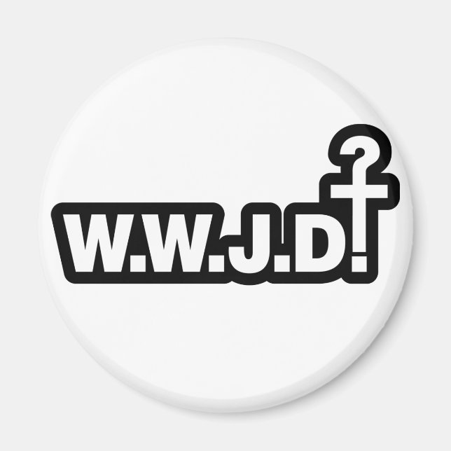 Imán ¿Qué Haría Jesús? (Frente)