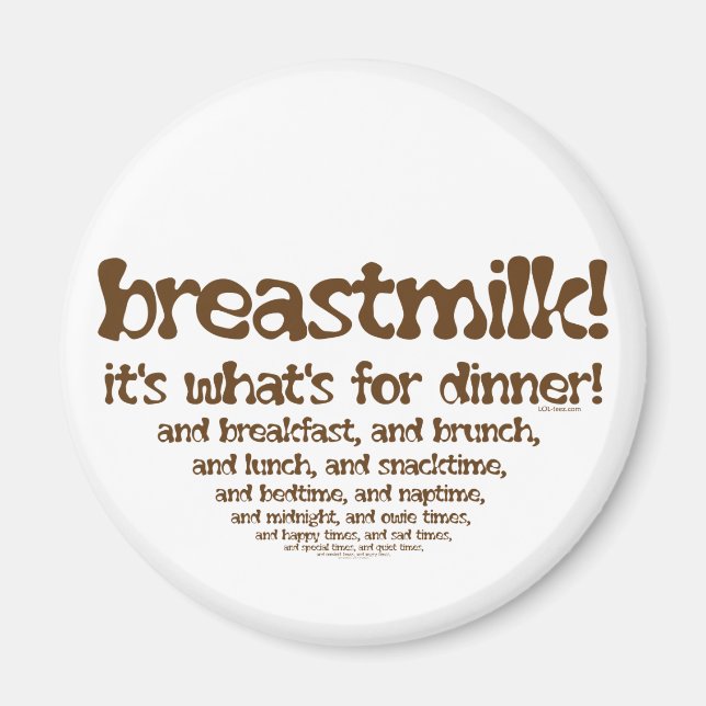 Imán Qué hay para la cena (Frente)