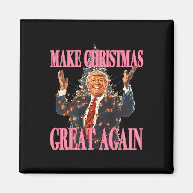 Imán Que los Navidades sean geniales de nuevo, navidad  (Frente)