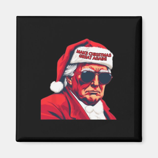 Imán Que los Navidades vuelvan a ser divertidos Santa T (Frente)