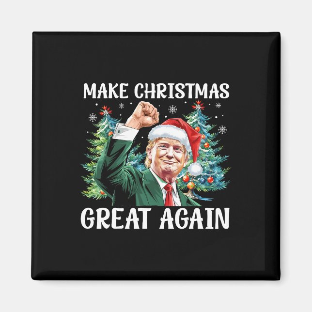 Imán Que los Navidades vuelvan a ser divertidos Santa T (Frente)