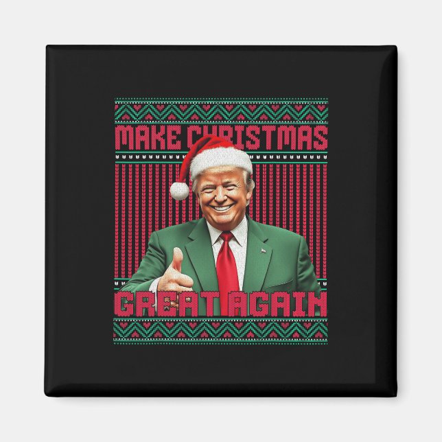 Imán Que los Navidades vuelvan a ser divertidos Santa T (Frente)