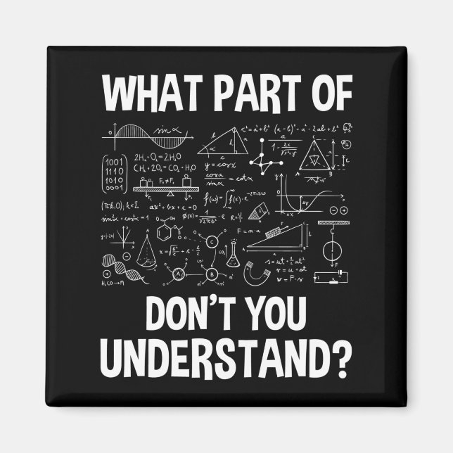 Imán Qué parte de No entiendes - Ciencia Matemáticas C (Frente)