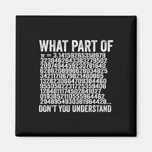 Imán ¿Qué parte de no entiendes lo gracioso de Pi Numbe