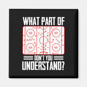 Imán ¿Qué parte del hockey no entiendes hockey sobre hi