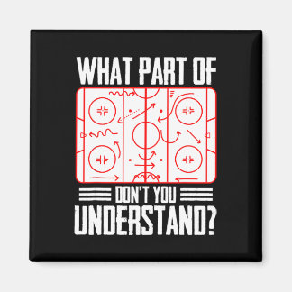 Imán ¿Qué parte del hockey no entiendes hockey sobre hi