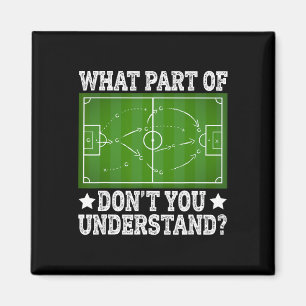 Imán ¿Qué parte no entiendes campo de juego de fútbol