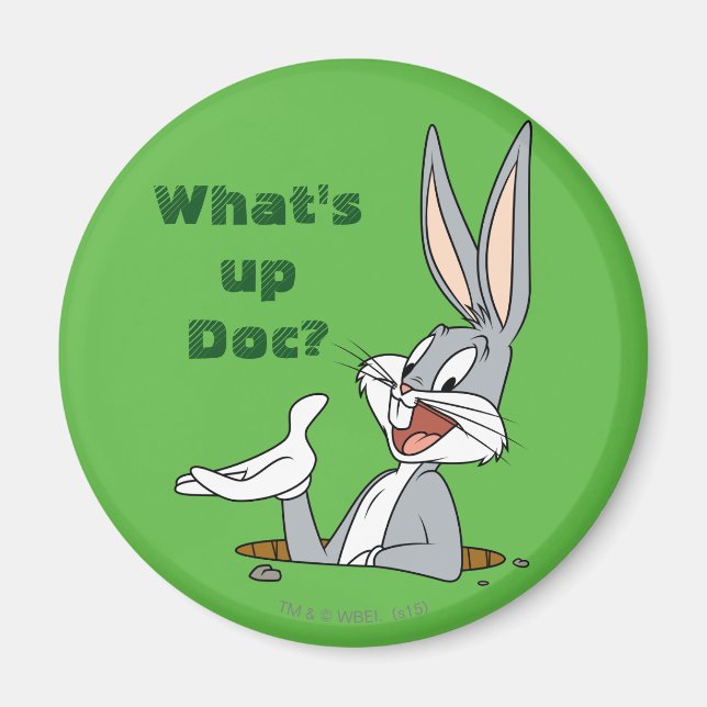 Imán ¿QUÉ PASA DOC?™ BUGS BUNNY™ Rabbit Hole (Frente)