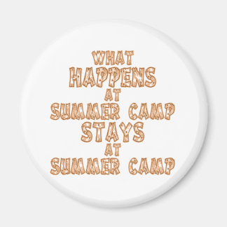 Imán Qué pasa en el campamento de verano