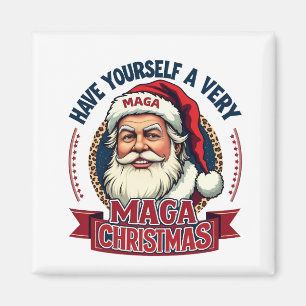 Imán Que se tenga un muy Maga Navidad Trump Ganó