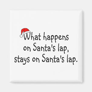 Imán Qué Sucede Con Santas Lap Permanece En Santas Lap 