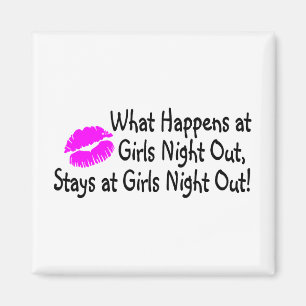 Imán Qué sucede en la noche de los chicas hacia fuera