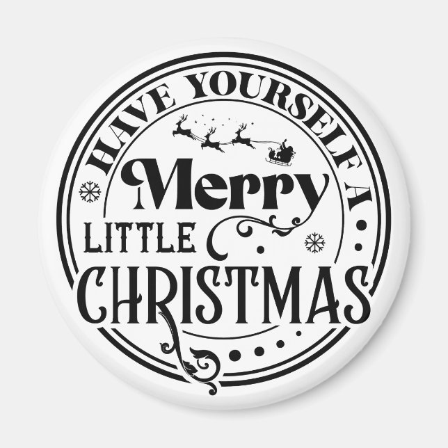 Imán Que te tengas unos buenos Navidades (Frente)