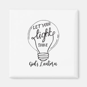 Imán Que tu luz brille con las linternas de Dios