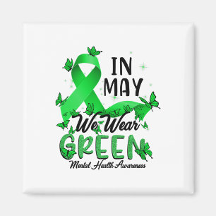 Imán Que usemos conciencia verde sobre la salud mental