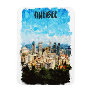 Imán Quebec Canada Cityscape