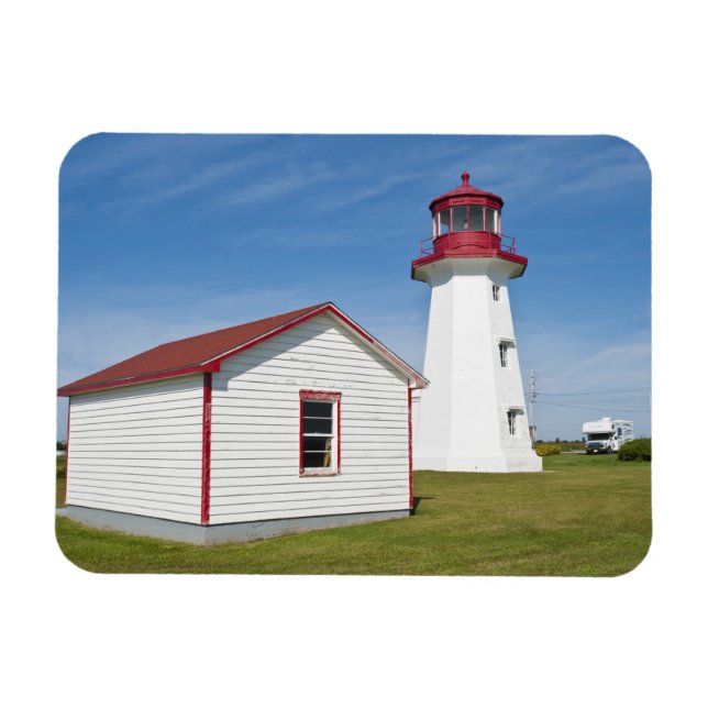 Imán Quebec, Canadá. Faro de Cap D'Espoir. (Horizontal)