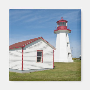 Imán Quebec, Canadá. Faro de Cap D'Espoir.