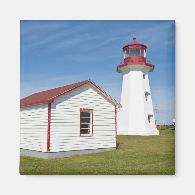Imán Quebec, Canadá. Faro de Cap D'Espoir. (Frente)