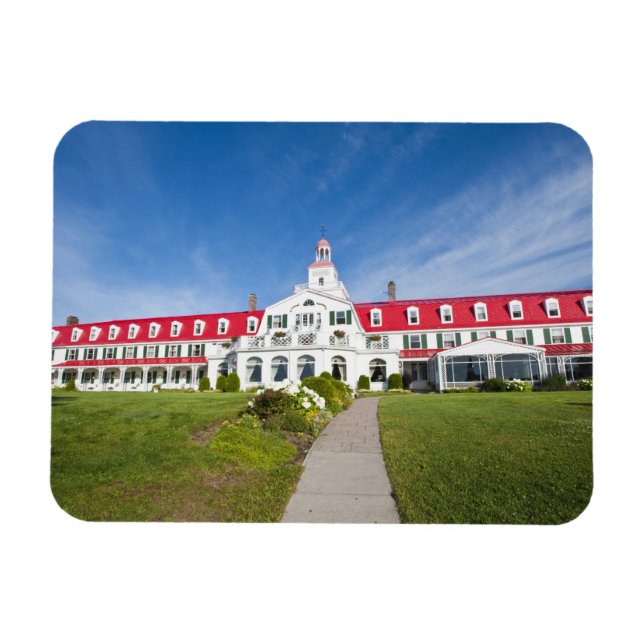 Imán Quebec, Canadá. Hotel histórico Tadoussac, (Horizontal)