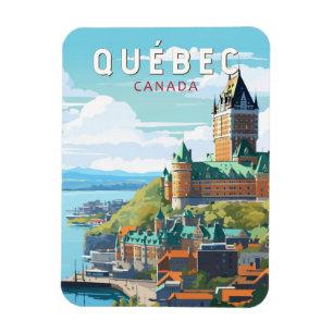 Imán Quebec Canadá Viaje de arte