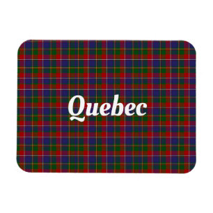 Imán Quebec Tartan Plaid