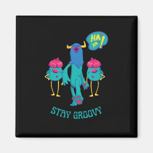 Imán quédate groovy por todas partes, niños graciosos e