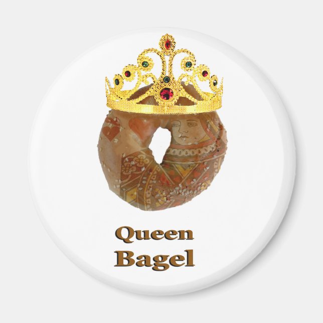 Imán Queen Bagel (Frente)