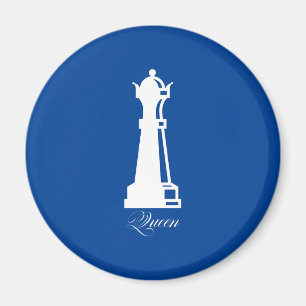 Imán Queen Chess Piece Halloween Disstuve al Ajedrez Lo