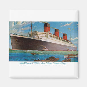 Imán Queen Mary de la línea blanca de la estrella de