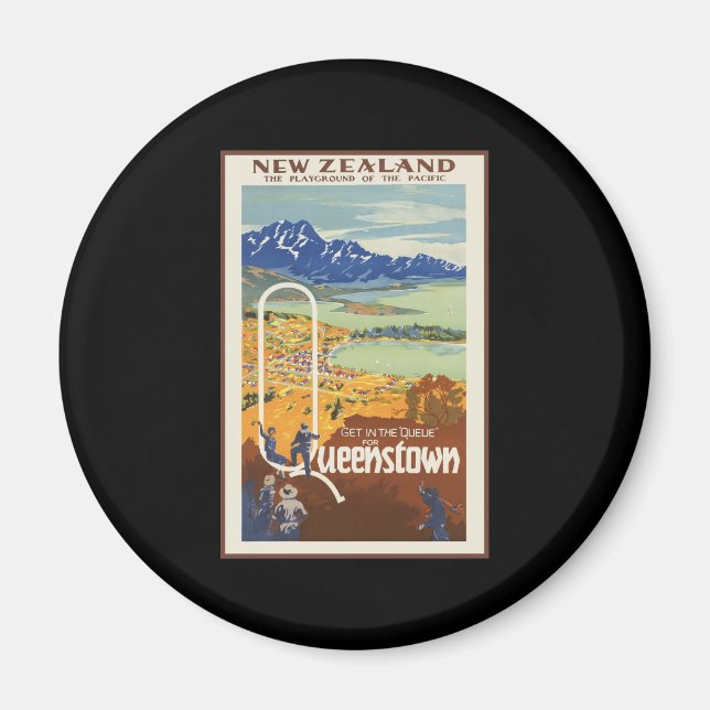 Imán Queenstown Nueva Zelanda (Frente)