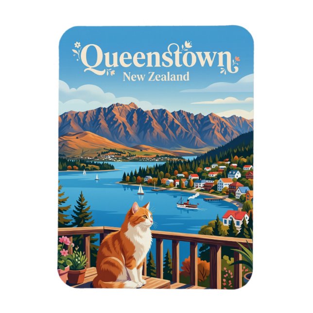 Imán Queenstown Nueva Zelanda (Vertical)