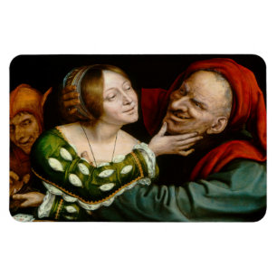 Imán Quentin Matsys - Amantes coincidentes