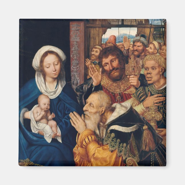 Imán Quentin Matsys - La Adoración del Magi (Frente)