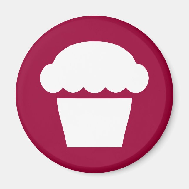 Imán quequitos simples / muffin (Frente)