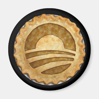 Imán "Queremos Pie". Obama Pie Magnet