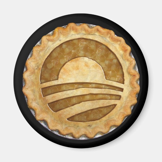 Imán "Queremos Pie". Obama Pie Magnet (Frente)