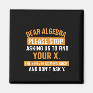 Imán Querida Álgebra Deja De Pedirme Que Encuentre Tu X