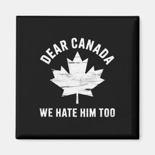 Imán Querida Canadá Protesta Política Anti Trump Odiamo