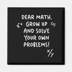 Imán Querida Math Crecer Y Resolver Sus Propios Problem