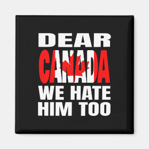 Imán Querido Canadá También Lo Odiamos Protesta Polític